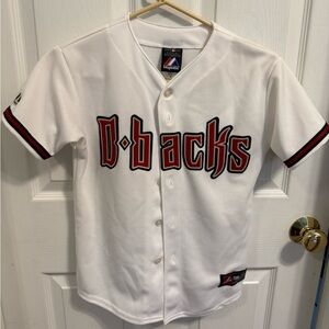 Justin Upton Diamondbacks Youth White Baseball Jersey